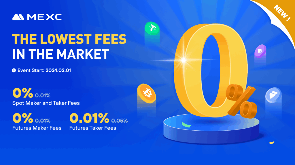 Promo akce na MEXC poplatky