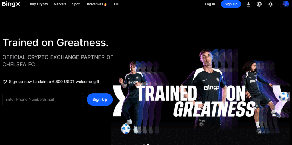 Bingx sponzoruje FC Chelsea