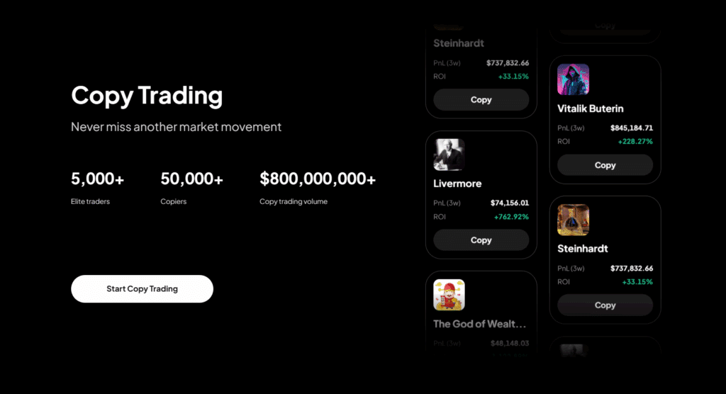 WeeX copy trading