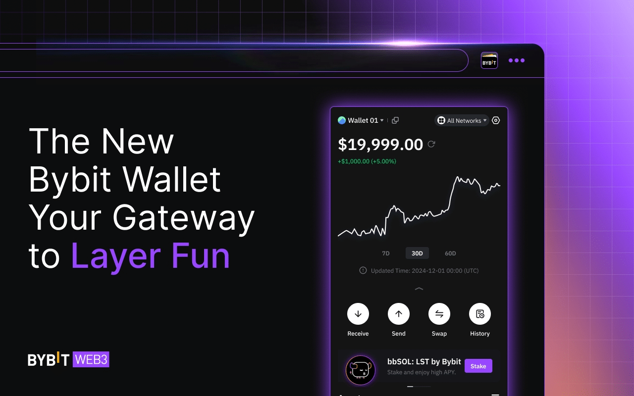 ByBit Wallet rozhraní