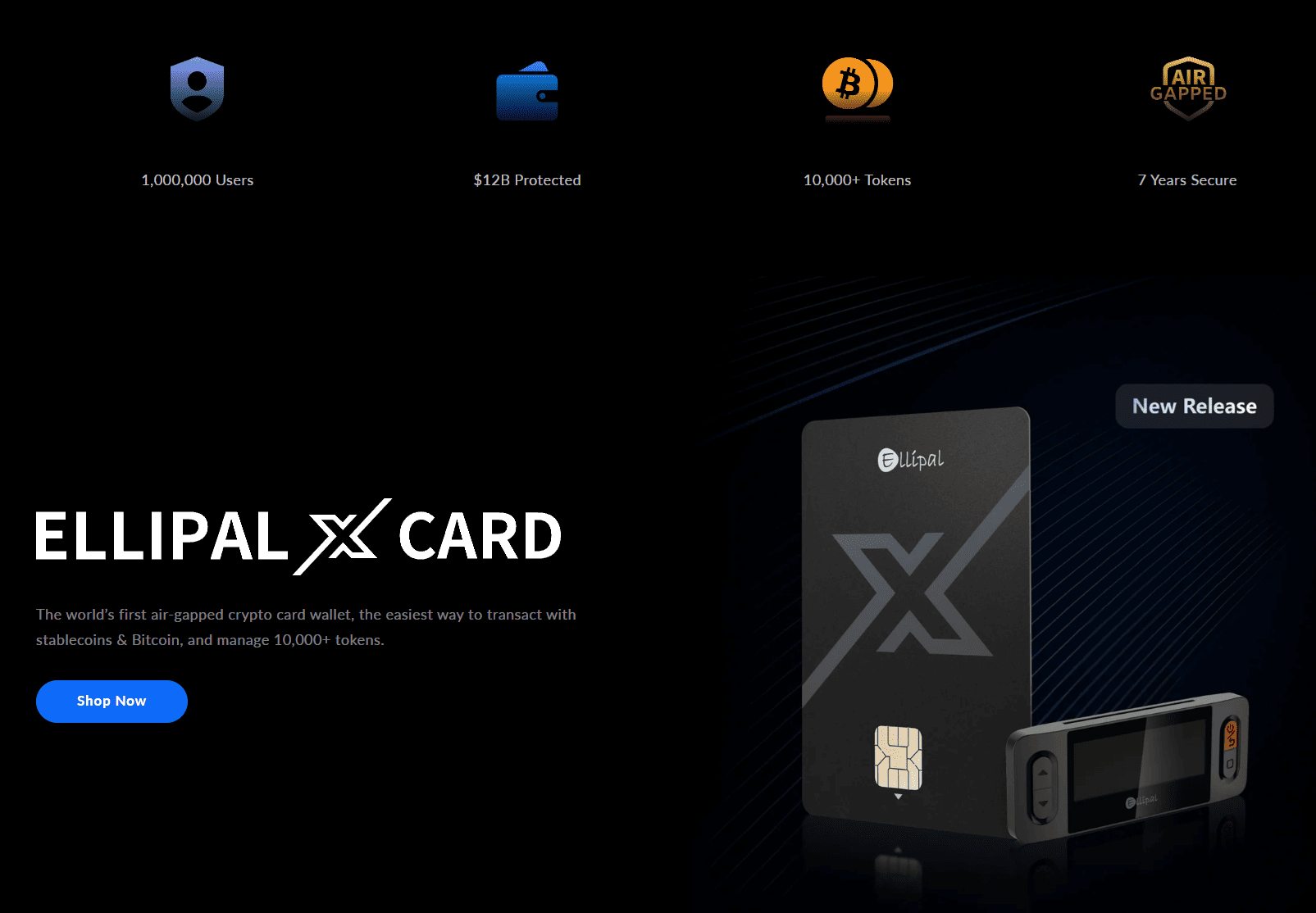 Ellipal wallet používá přes milion uživatelů a nabízí také platební kartu