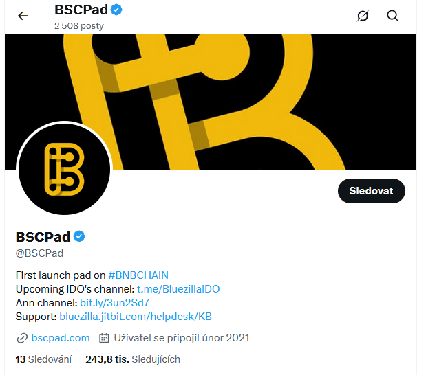 BSCPad Profil X BSCPad