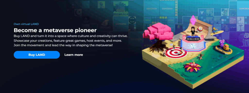 Sandboxbox vám umožní koupít virtuální pozemek
