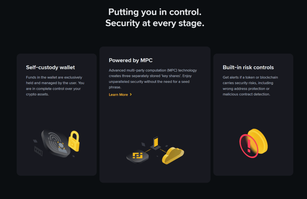 Výhody Binance Wallet