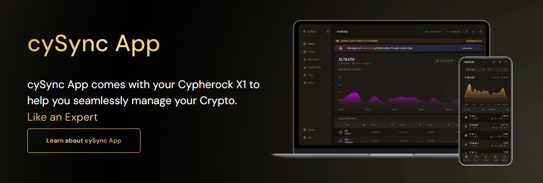 CCySync aplikace pro Cypherock Wallet