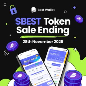 Best Wallet Token předprodej končí 28. listopadu