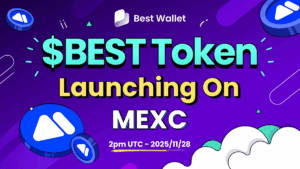 Best Wallet Token vstupuje na burzu MEXC