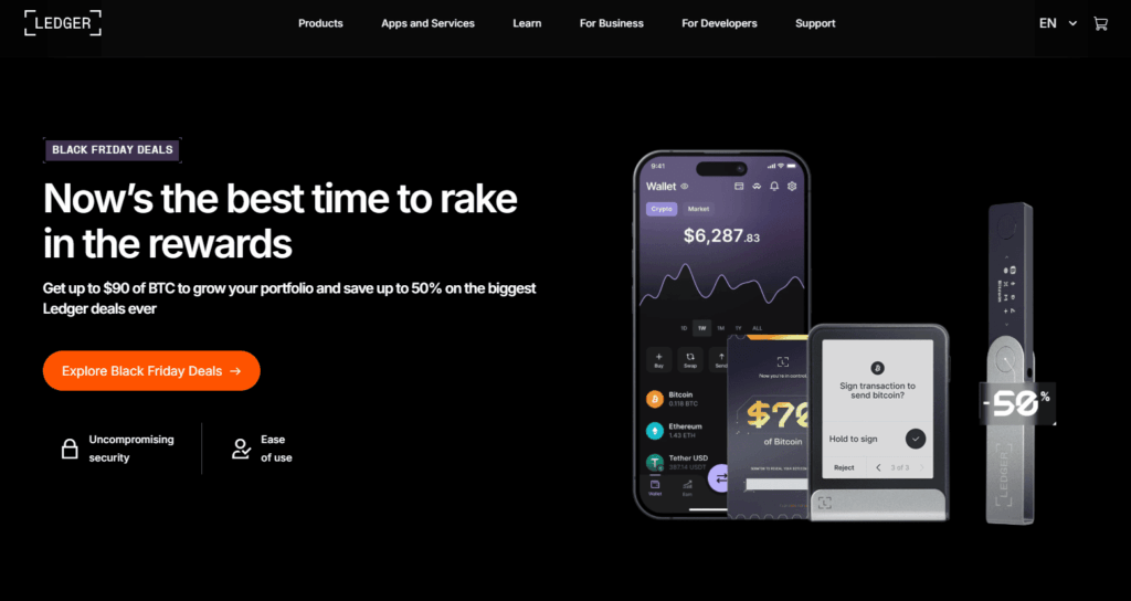 Ledger Wallet nabídka