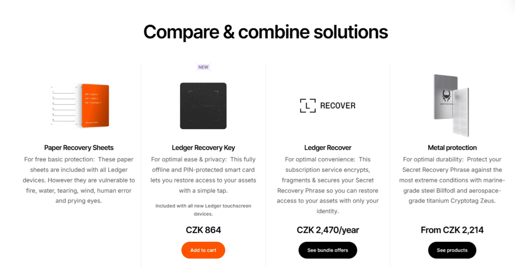 Ledger Wallet záloha